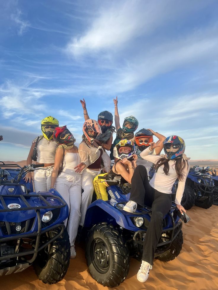 Quad dans le désert