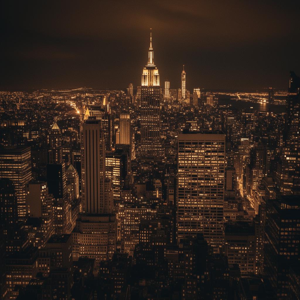Manhattan au coucher du soleil